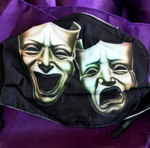 Load image into Gallery viewer, Tragedy / Comedy Writers&#39; n Actors&#39; Facemask

