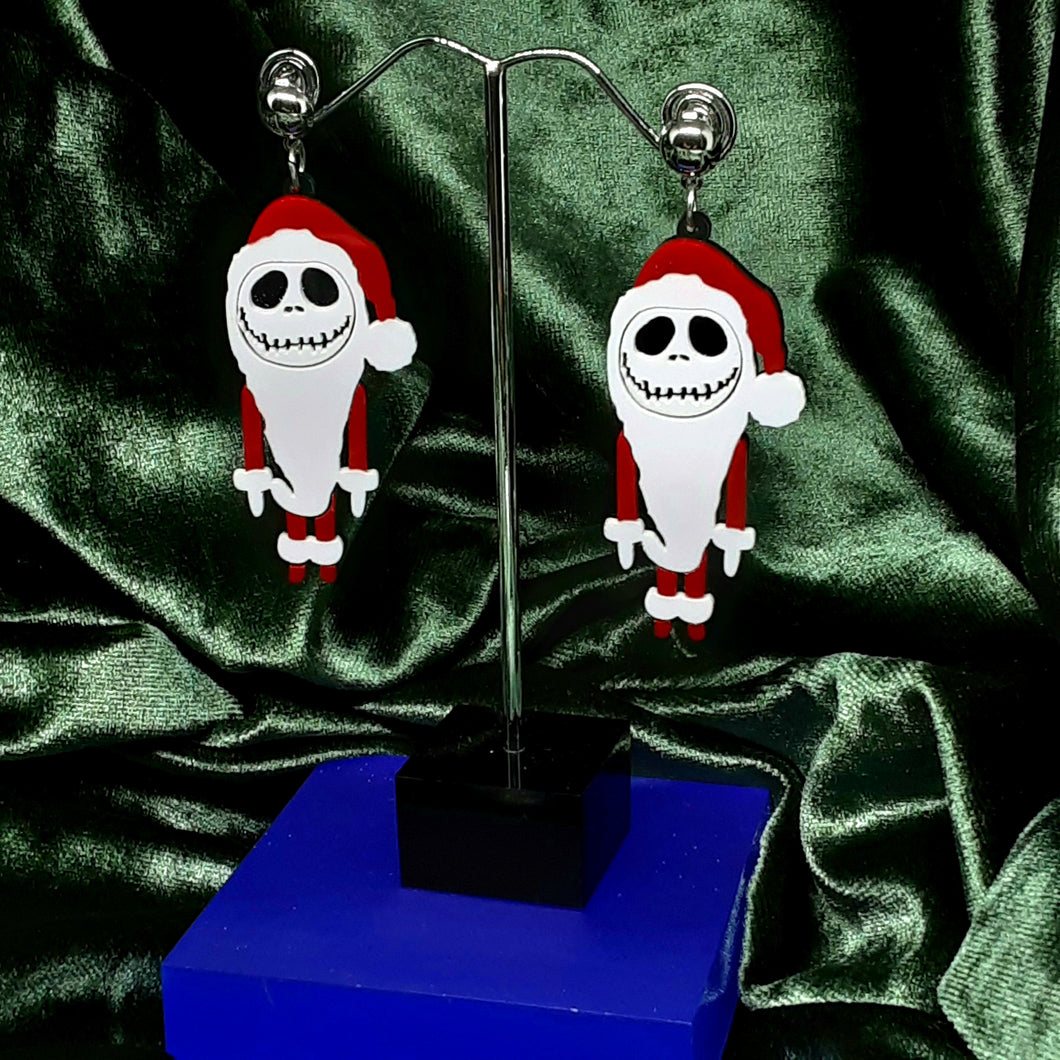 Xmas Skelly Earrings