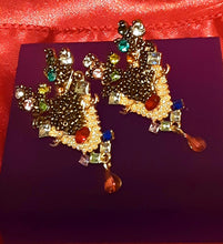 Load image into Gallery viewer, Xmas Bling Reindeer Earrings
