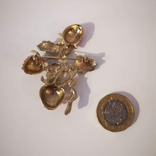 Load image into Gallery viewer, Strawberry Branch Brooch
