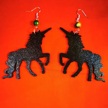Load image into Gallery viewer, Midnight Unicorns Earrings - Handmade by Barbary Lane
